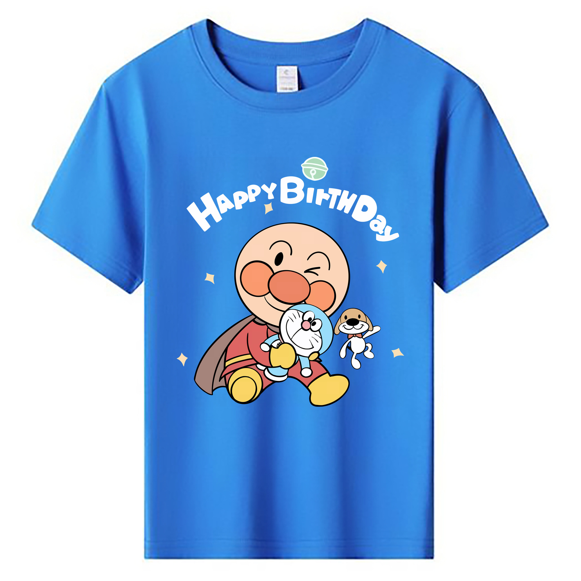 （画像用） アンパンマン Anpanman 綿100％キッズTシャツ（フロントプリント）